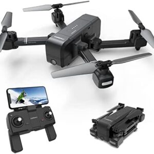 DEERC DE25 Drone with Camera 1080P HD Camera Drone FPV Live Video and GPS Auto Return Compact RC Quadcopter for Beginners and Professionals, Long Flight 16 Minutes