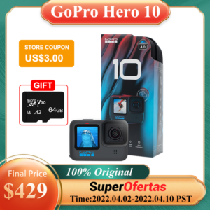 GoPro HERO 10 Black Underwater Action Camera 4K